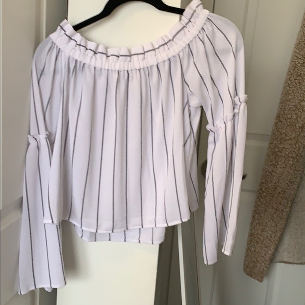 off the shoulder blouse
